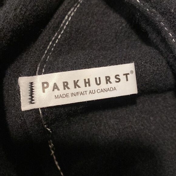 Parkhurst 100% wool black cloche hat with flower accent - Picture 7 of 8